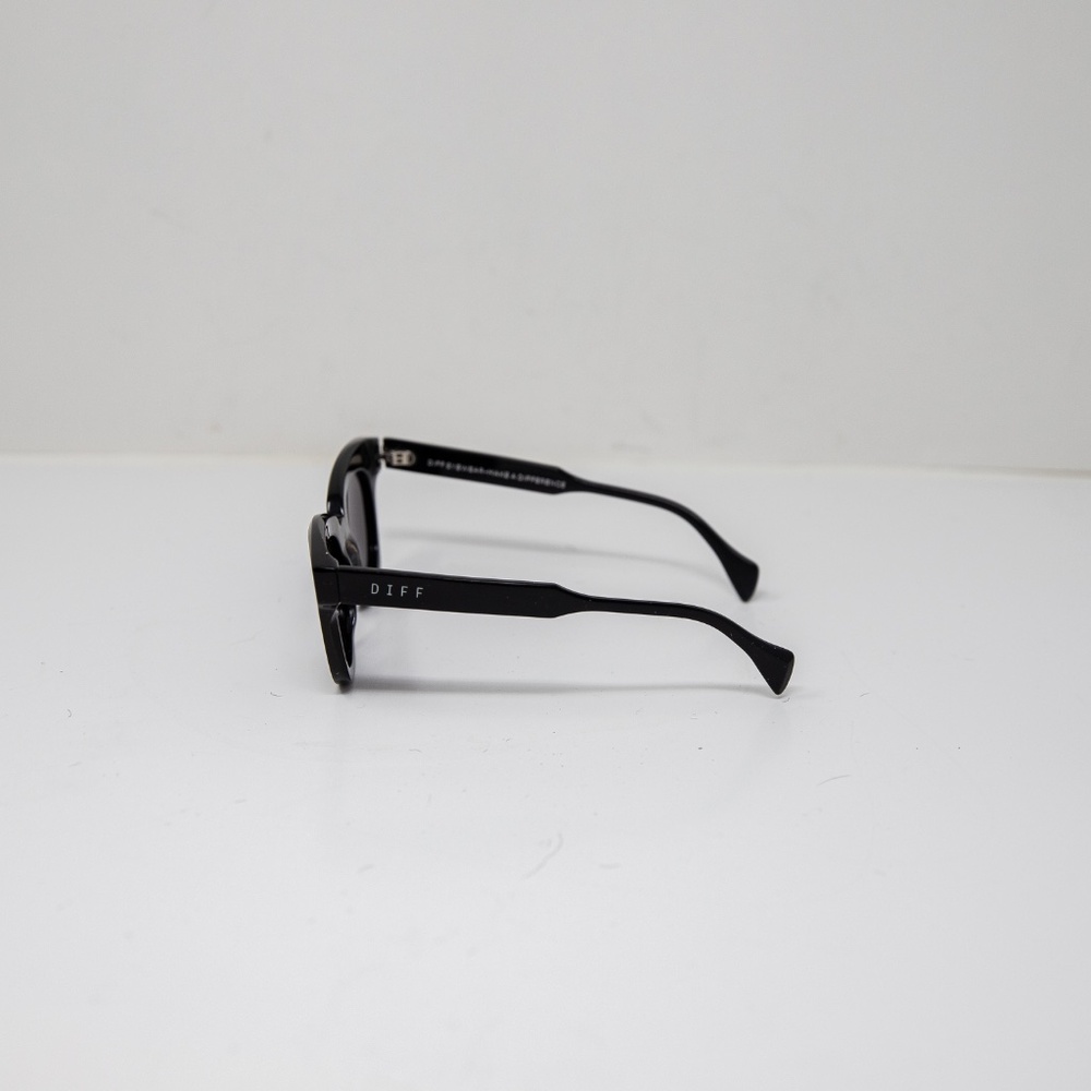 Diff Eyewear Jagger Solid Black Frames Lenses Rou… - image 6
